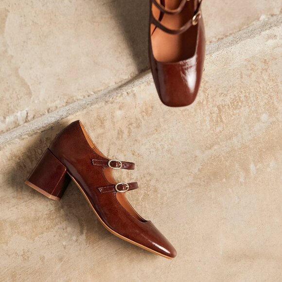 Mellow Yellow Irving block heels - NEW IN BOX/NEVER WORN - French size 38/US 7.5 - Picture 3 of 10